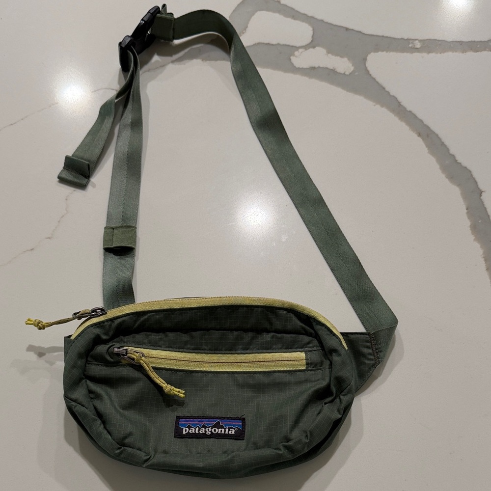 Patagonia Olive Green Belt Bag